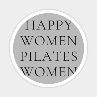 Happy women Pilates women. Edit Magnet